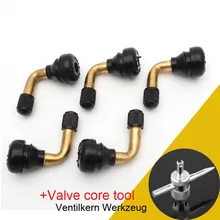 Valve-Core-Tool Tire-Valve-Stems Scooter Tubeless Right-Angle Motorcycle 90 for Auto