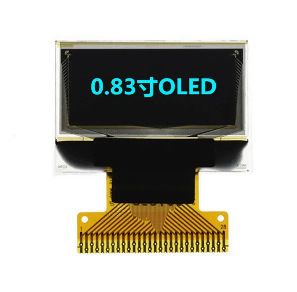 0 83 дюймов 28PIN SPI синий OLED экран SSD1306 Драйвер IC I2C интерфейс 96*39 | Электроника