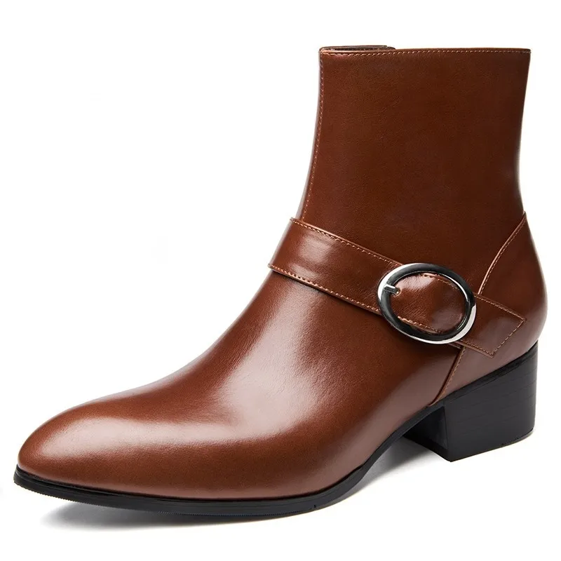 pointed toe boots men