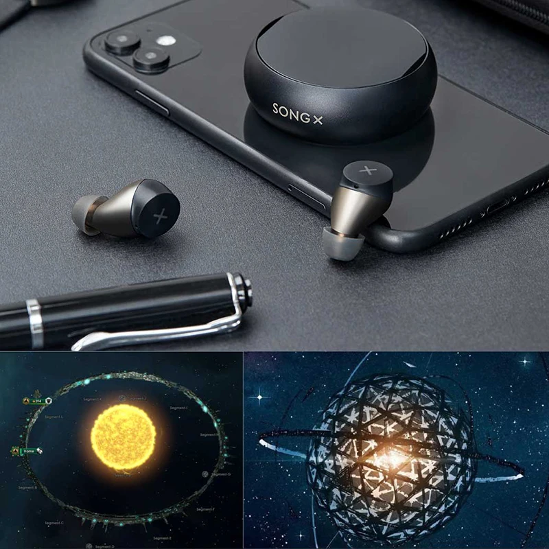 The New TWS Wireless Bluetooth Stainless Steel 5.0 Supports Wireless Charging Stereo On-Ear Waterproof Headphones