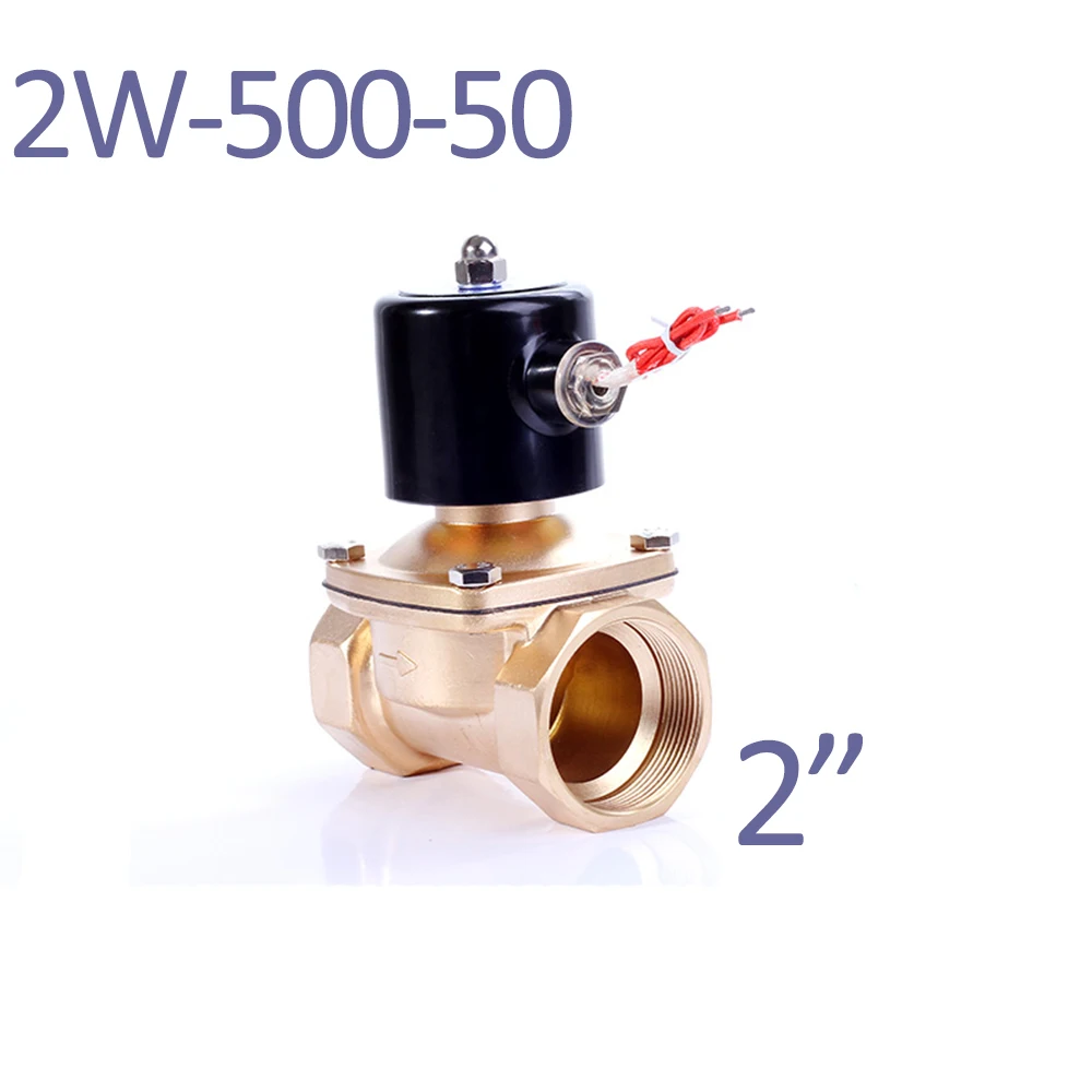 

2Way Electric Normally Closed 1.5inch 2inch NPT Water Solenoid Valve 220VAC12VDC 110VAC DN40 DN50