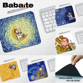 

Babaite Top Quality Artistic Van Gogh Starry Night Gamer Speed Mice Retail Small Rubber Mousepad Wholesale Gaming Pad mouse