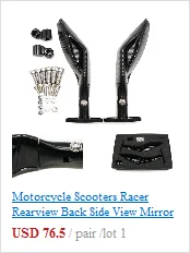 Мотоциклетные скутеры Racer алюминиевое зеркало заднего вида для Yamaha YZF R6 R3 R1 R25 MT 07 TMAX 530 500 tdm 850 fz6n mt10 fazer8