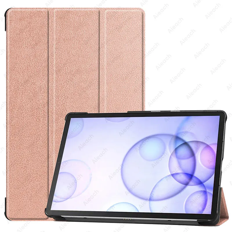 Для samsung Galaxy Tab S6 10,5 SM-T860 SM-T865 чехол с магнитной подставкой для Galaxy Tab S6 10,5 чехол для планшета Funda Capa+ подарок - Цвет: Rose gold