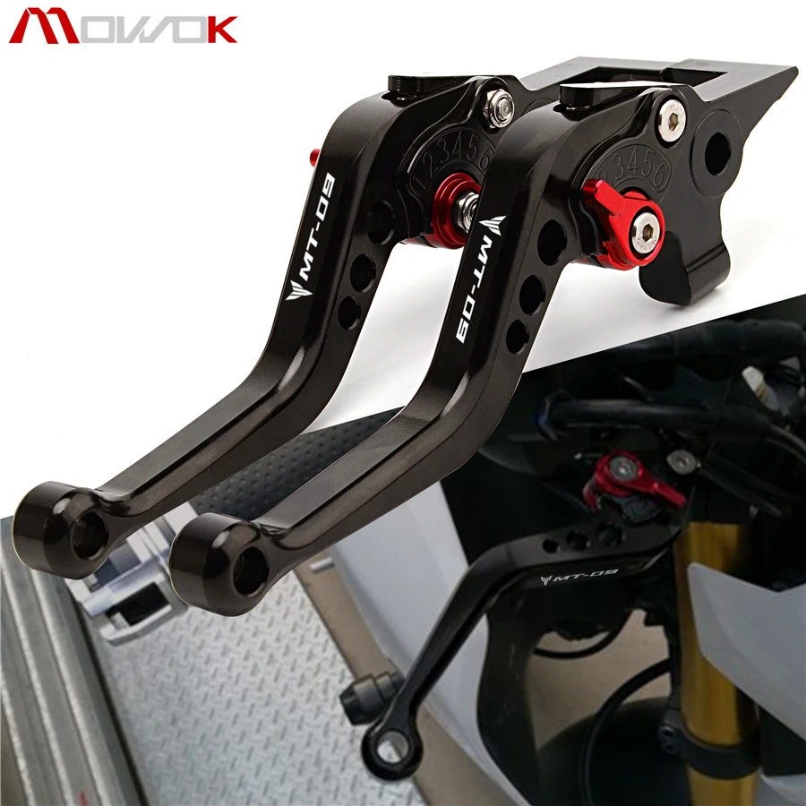 Для Yamaha MT 09 MT-09 TRACER- аксессуары для мотоциклов Запчасти CNC тормозные рычаги сцепления набор с логотипом MT-09