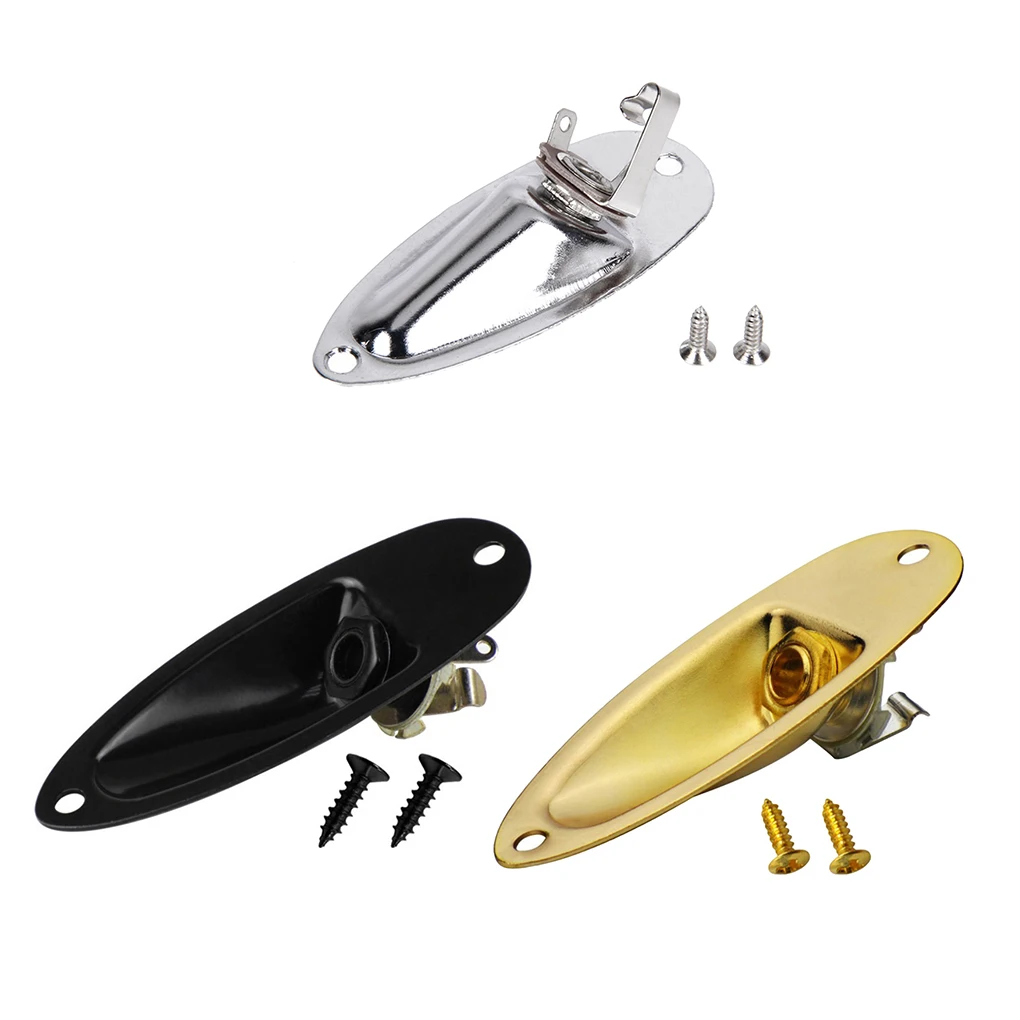 Boot Jack Plate 6.35mm Für ST Gitarre Mit Schrauben
