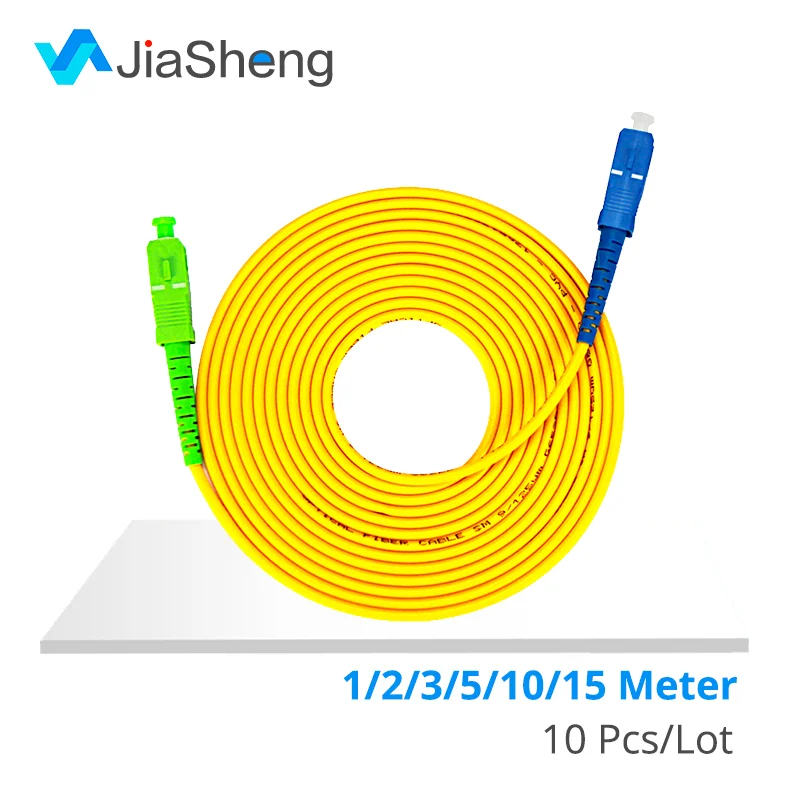 1-50M SC//APC-SC//UPC Fiber optic jumper Single mode single core