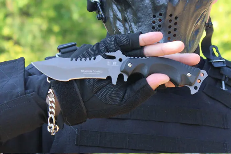 Hx нож для выживания на открытом воздухе G10 ручка с нейлоновой ножкой охотничьи