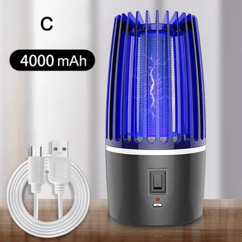 

USB Electric Mosquito Killer Lamp Electric Shock Mute Home LED Mosquito Trap Light Lamp HUG-Deals
