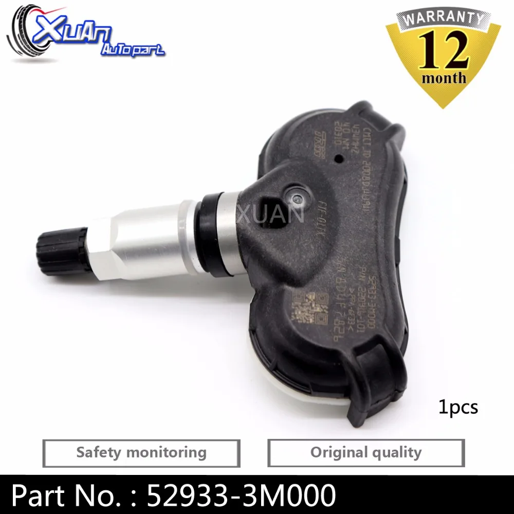 XUAN 1 шт. датчик давления в шинах 52933-3M000 TPMS для KIA Mohave Rio Sportage Hyundai C-Green 434Mhz 2010-2017 |