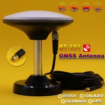 

NEW 3V-18V gps module receiver CORS RTK GNSS Survey Antenna High precision gain GALILEO GPS GLONASS BEIDOU, BT-151-D-SMA