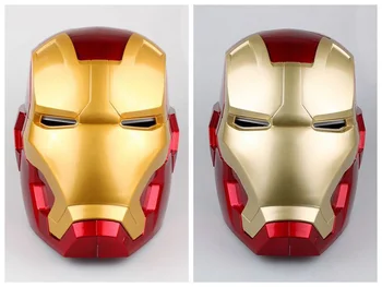 

Avengers Iron Man Helmet Cosplay Marvel Superhero Tony Stark Action Figure Touch Sensing Mask with LED Light Motorcycle Helmet