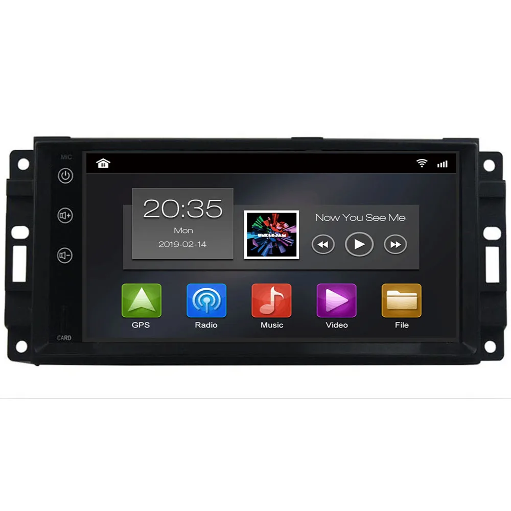Автомобильный монитор DVD-плеер для Wrangler Compass Grand Cherokee 2008-2011 с GPS-навигацией