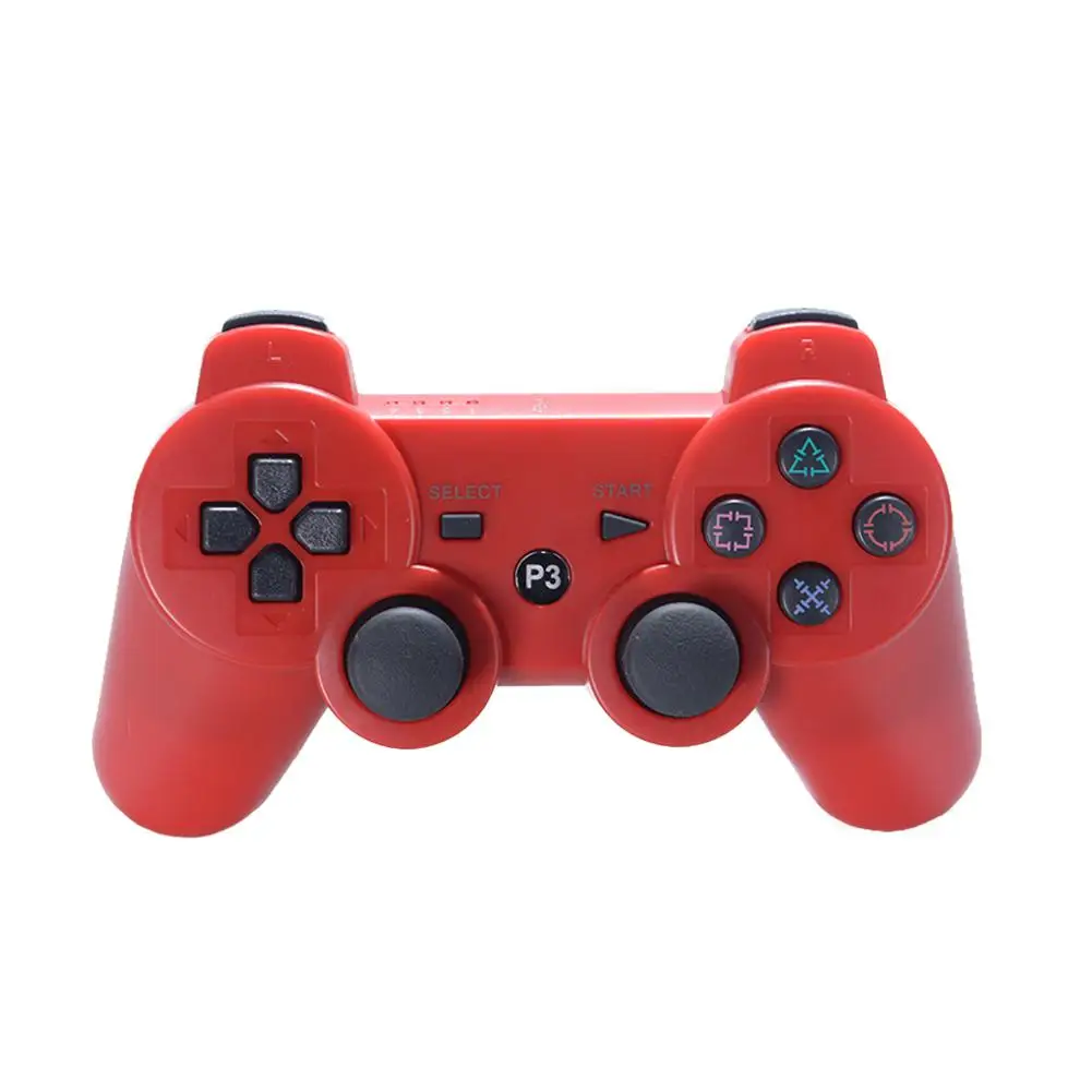 Red Kuulee беспроводной Bluetooth игровой контроллер игровой геймпад для sony PS3 дропшиппинг - Цвет: Red