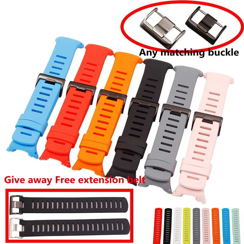 Watch-Accessories SUUNTO NOVO Sports Outdoor Silicone D4i D6i Diving And Men Women Suitable-For Watch-Accessories SUUNTO NOVO Sports Outdoor Silicone D4i D6i Diving And Men Women Suitable-For
