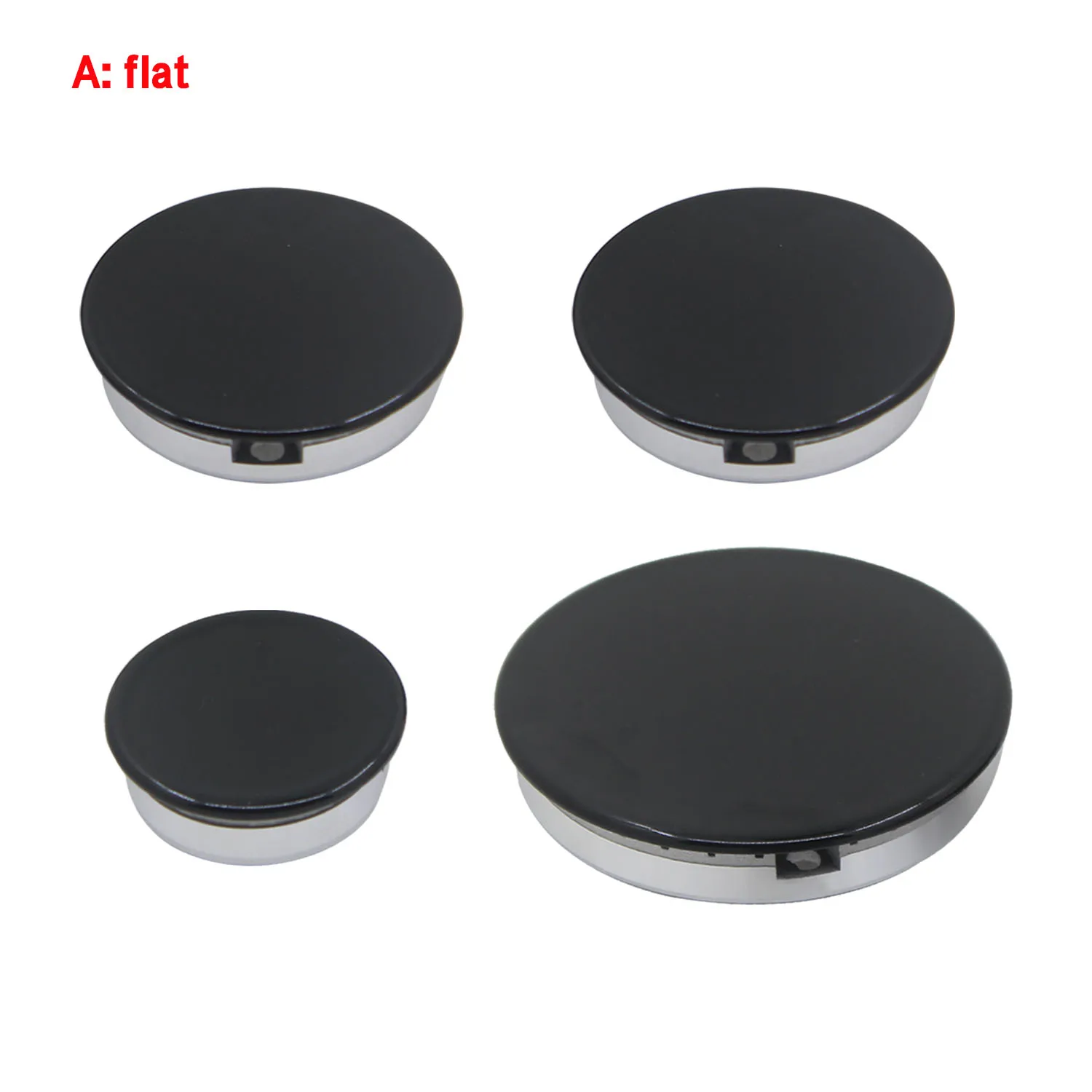 Cooker & Oven Hob Gas Burner Crown & Flame Cap Cover Flat/concave Universal
