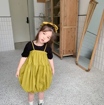 

2020 New Summer GirlsDress Sleeveless Fashion Girls Vest Dresses 2-7 Years