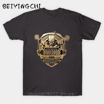 

Original design Gold Series Thunderdome t-shirt men Thunderdome Hardcore Short Sleeve casual printed t shirt homme plus size 3xl