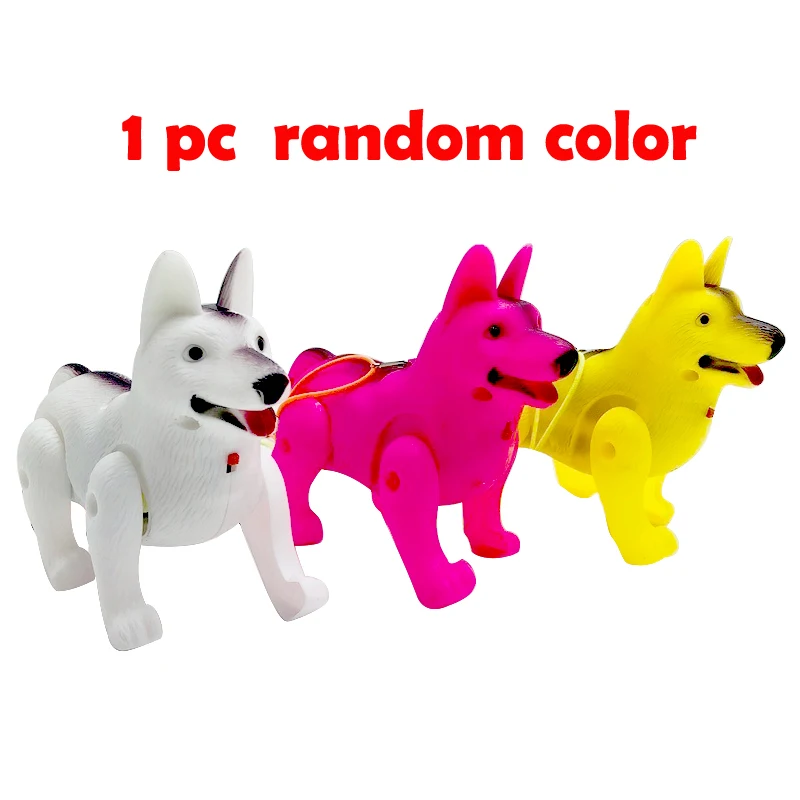 1pc random color dog Горячие милые электрические музыкальные ходячие игрушки свиньи светодиодный светильник Светящиеся Электронные Домашние животные фонари игрушки дети девочка мальчик развивающие игрушки - Цвет: 1pc random color dog