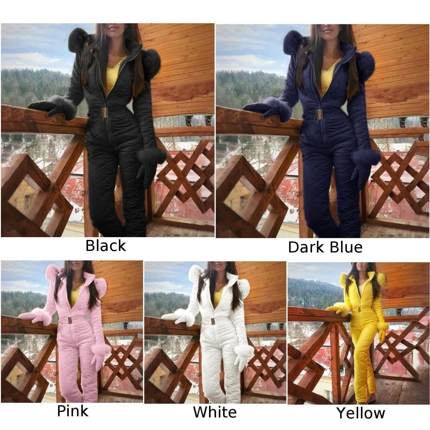 5 цветов, S-XXXL, женский комбинезон, дышащая куртка для сноуборда, лыжный костюм, брючный комплект, теплые боди, уличные зимние костюмы