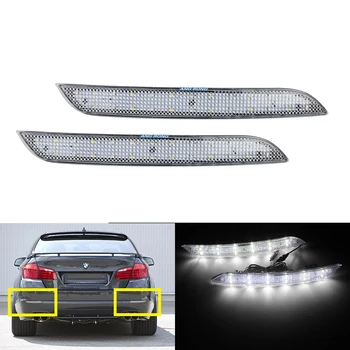 

2X Rear Bumper Reflector LED Reverse Stop Brake Light Lamps For BMW F10 F11 F18