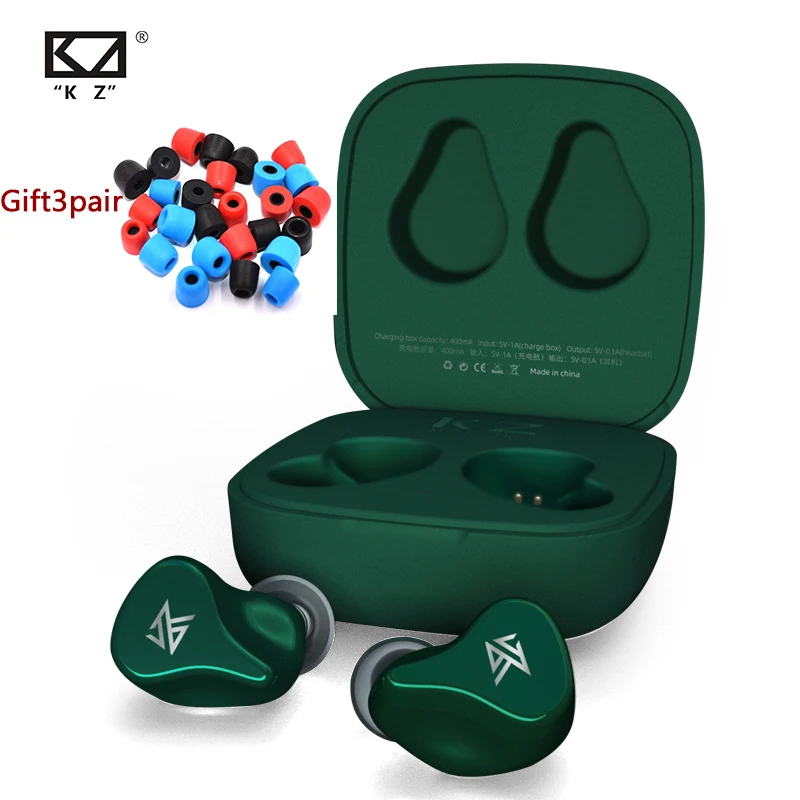 Новые auriculares KZ Z1 TWS Bluetooth 5 0 AAC с контролем 10 мм | Электроника