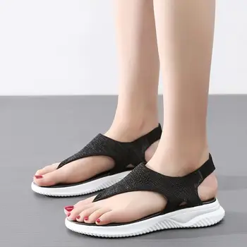 

Size 35-45 Women Sandals Luxury Shoes Women Designers Summer Breathable Comfortable Mesh Gladiator Sandals Women Flat Sandals