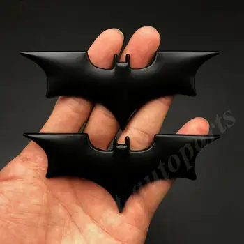 

2pcs Metal Black Batman Dark Knight Mask Car Trunk Emblem Badge Decal Sticker