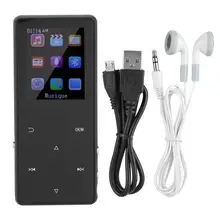 1," TFT экран портативный мини Bluetooth MP3 музыкальный плеер Поддержка USB/FM/TF Черный 8 Гб Аудио Видео плеер 24 языка