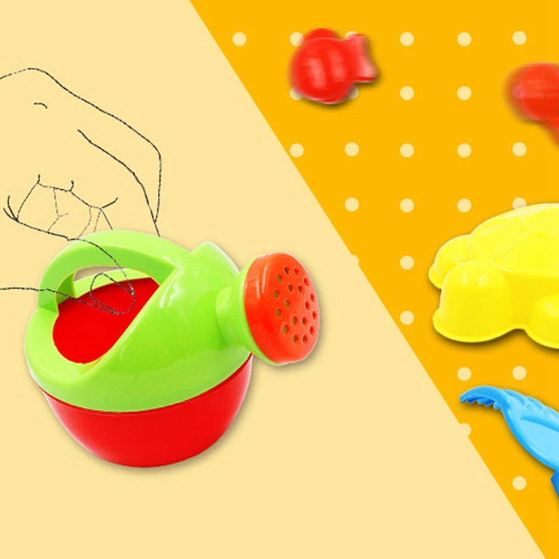 Children's Beach Toy Car 11 Piece Set Baby Sand Shovel Digging Sand Funnel Shower Summer Water Toy