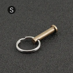 Vintage Brass Beads Umbrella Rope Keychain with Personality Tool (S)