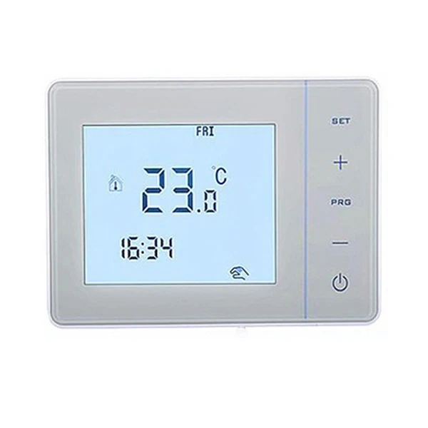 ЖК-дисплей HY01WE 100-240V 16A программируемый контроллер температуры комнатный термостат для электрической системы отопления - Цвет: White