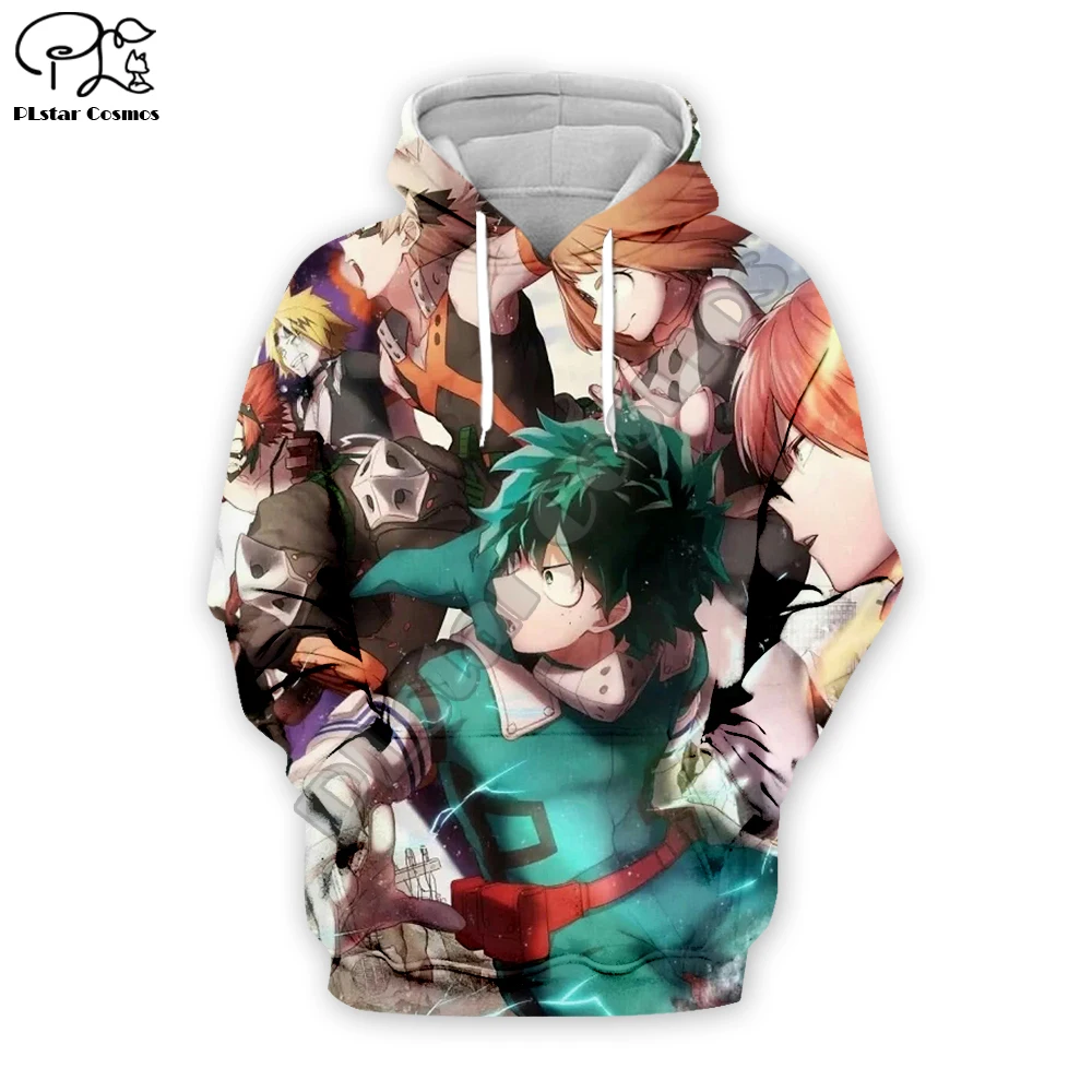 

PLstar Cosmos Hot Anime My Hero Academia Harajuku Colorful Tracksuit casual 3DPrint Hoodie/Sweatshirt/Jacket/shirts MenWomen s-1