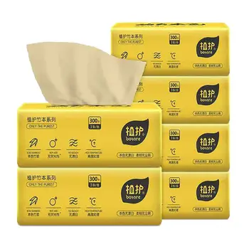 

2020 Plant Protection Natural Color Pumping Paper 6 Packs / Lifting 100 Pumping 3 Layers Of Paper Towels