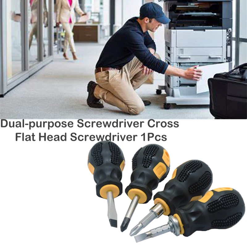 Двусторонняя отвертка крестовая плоская головка портативные съемные ручные