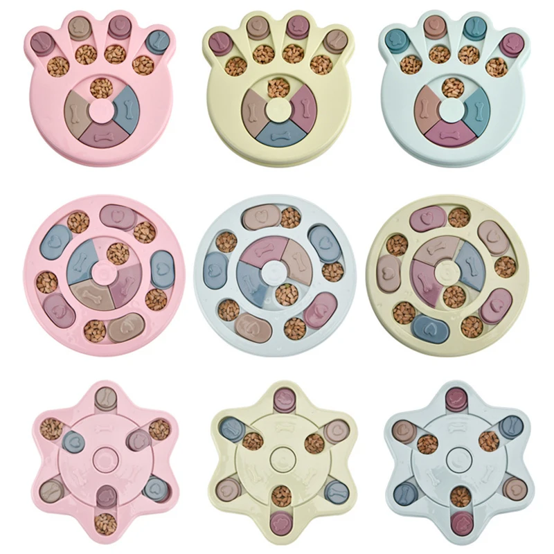 

Dog Puzzle Toys Increase IQ Interactive Slow Dispensing Feeding Pet Dog Training Games Feeder For Small Medium Dog Puppy