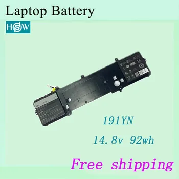 

Hot sale Battery For DELL 191YN 2F3W1 14.8v 92wh laptop battery free shipping