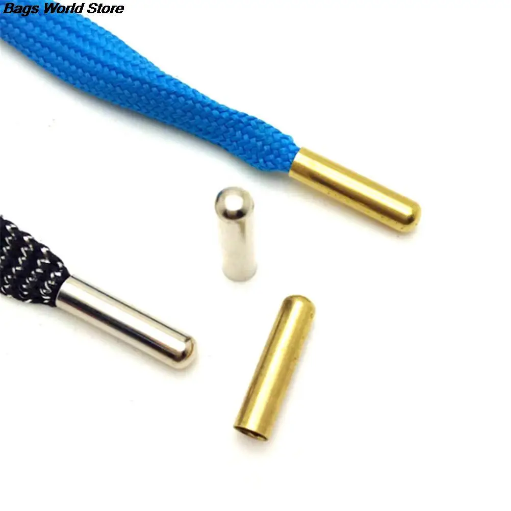 Metal Shoelaces Tips Head Replacement Metal Aglet Shoe Lace Shoelace