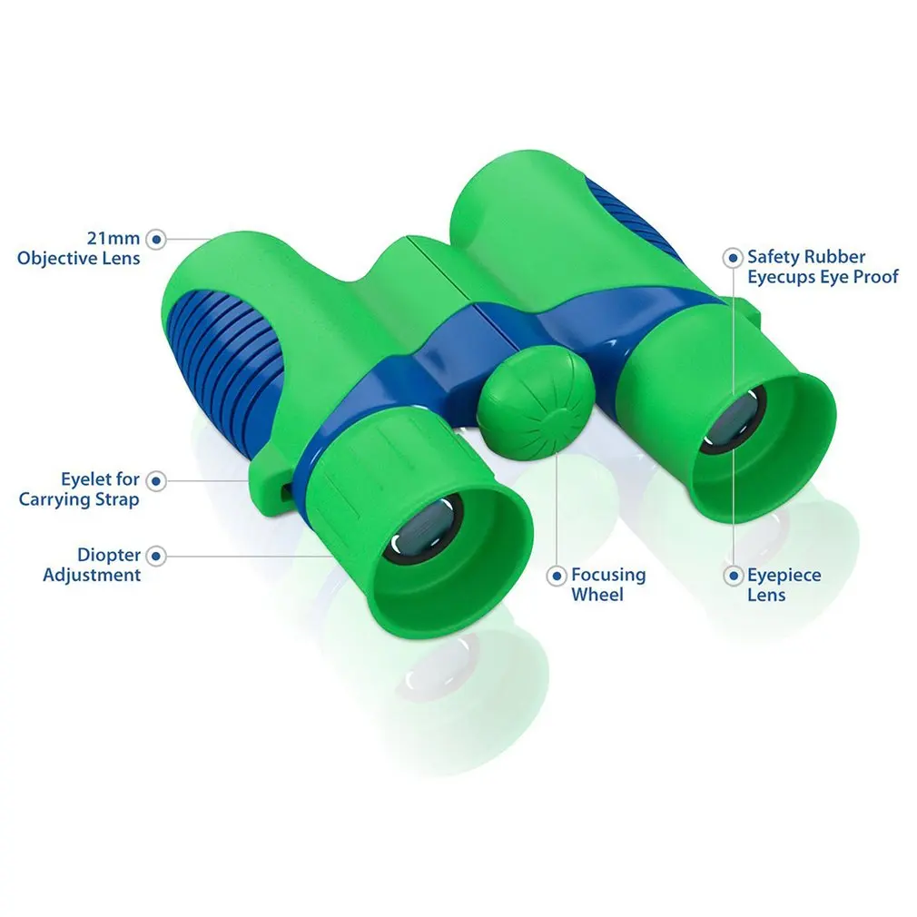 8x21 Детский бинокль для наблюдения за птицами, для пешего туризма, охоты, для наружного применения, игрушка для наблюдения за птицами, для путешествий, для охоты, игрушка для кемпинга, подарки