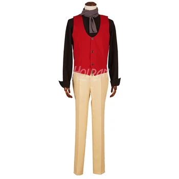 

New Anime cosplay costume Tower of God role Twenty-Fifth Baam cos shirt pants vest scarf suit Adventure comic Cos hot sale