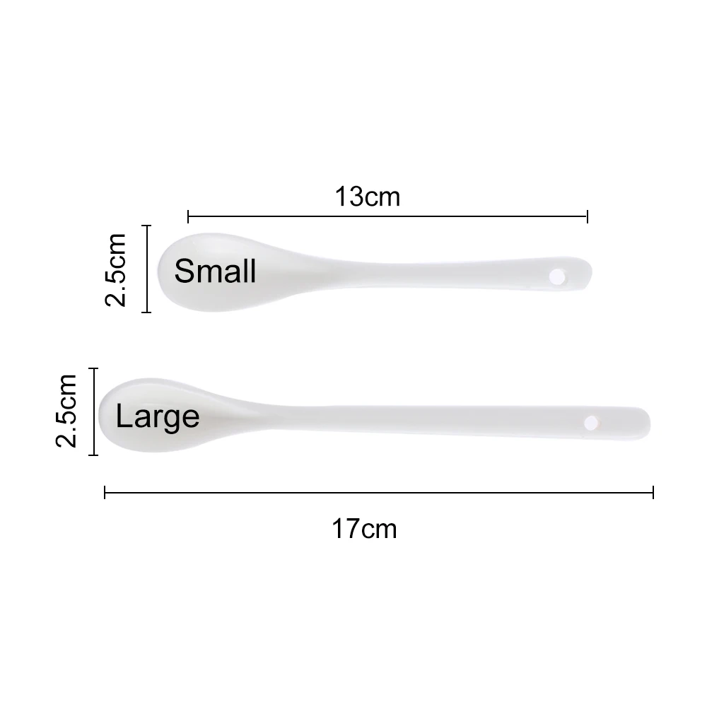 Long Handle Tea Spoon Porcelain Coffee Sugar Dessert Spoons Children Soup Scoop Kitchen Flatware Tableware soup spoon porcelain spoon oil spoon