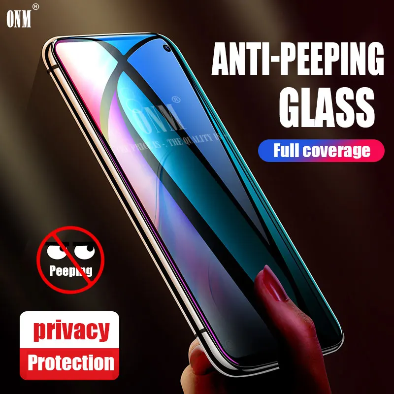 

Anti Spy Tempered Glass For Vivo X30 Full coverage Screen Protector for Vivo X30 Pro Privacy Tempered Glass Film