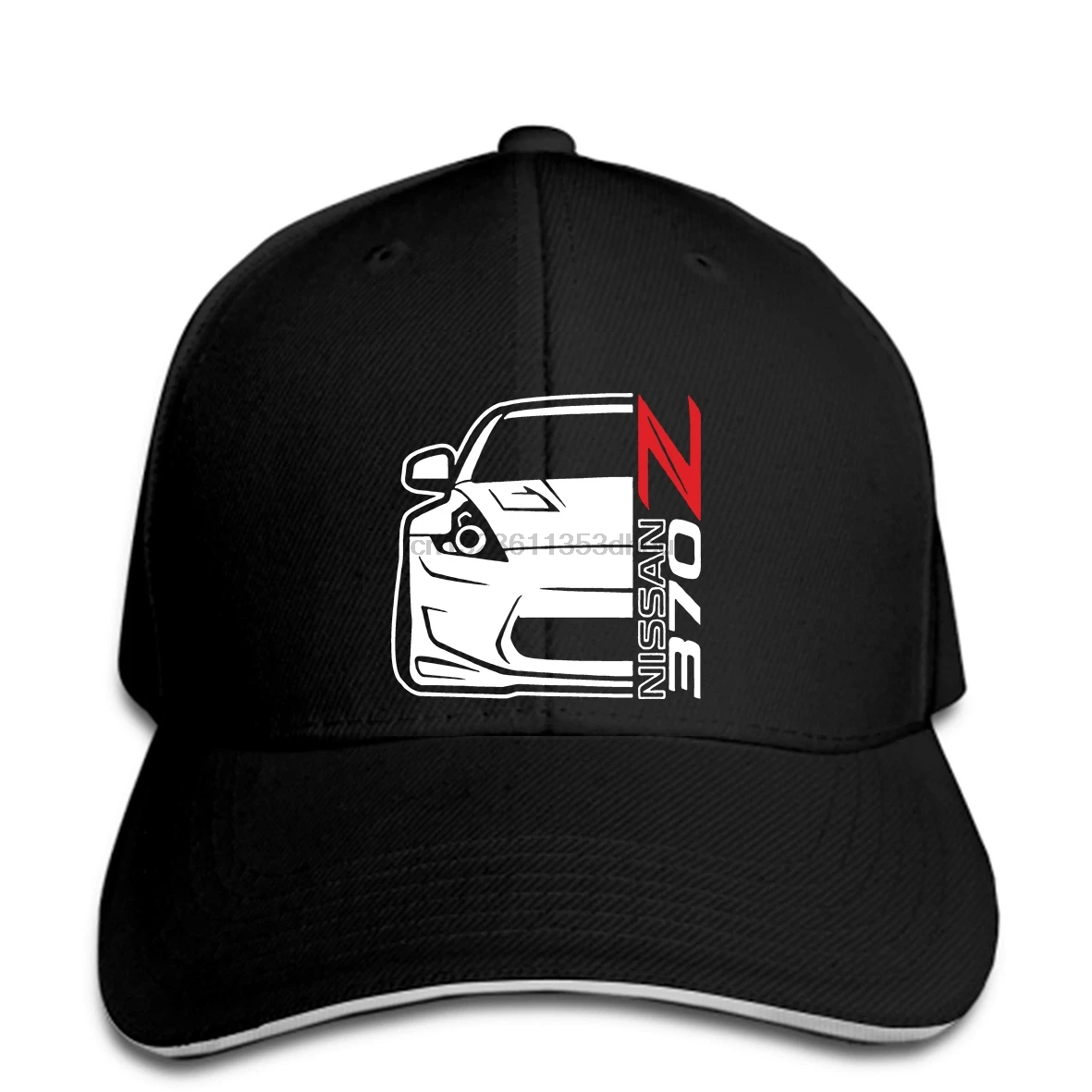 Nissan 370Z гоночный автомобиль Ультра черная бейсболка snapback шляпа пиковая