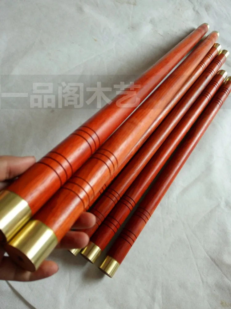 AfricanPadauk taiji палочки Твердые шаолиновые палочки кунгфу деревянные палочки боевые искусства палочки с/без медного обруча 60 см-200 см