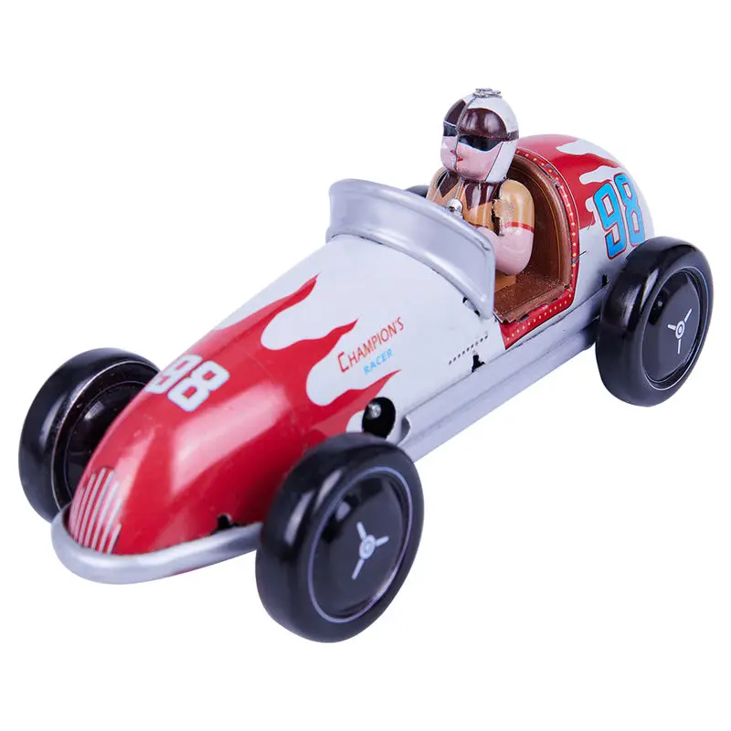 

Wind-Up Retro Racing Car Model Toy Collectible Gift