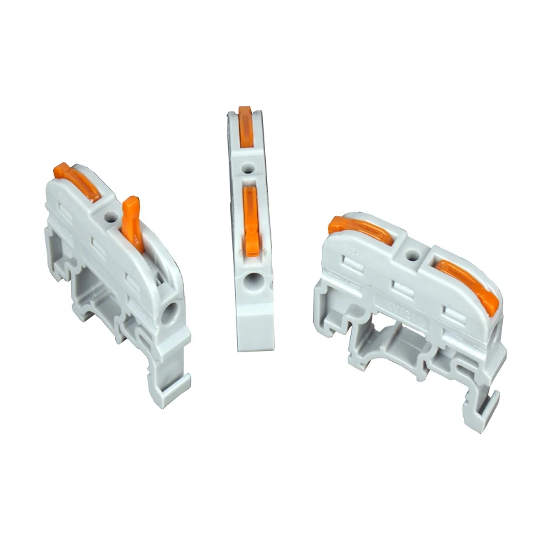 Соединитель провода 50 шт. типа рельса быстроразъемный кабель соединитель терминала вместо UK2.5B модульный разъем блока PCT-121