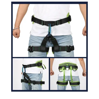 

Protective Climbing Harness Rescue Gear Lightweight Aerial Work Sports For Rock Climbing Jumping Downhill