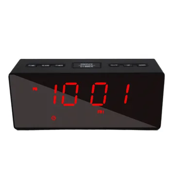 

Mirror Alarm Clock Creation Digital Multifunctional Countdown LED Electronic Square Clocks Intelligence Home Room Decoration