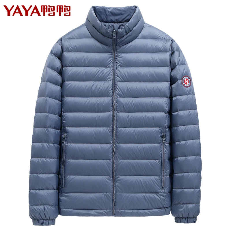 Duck Duck Autumn and Winter New down Jacket Men's Short Stand Collar Lightweight Warm Fashion and Handsome Eiderdown Outerwear