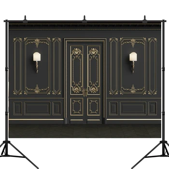 

Old Wall House Bulb Door Luxury Wedding Pattern Interior Photographic Backgrounds Photography Backdrops Photo Studio